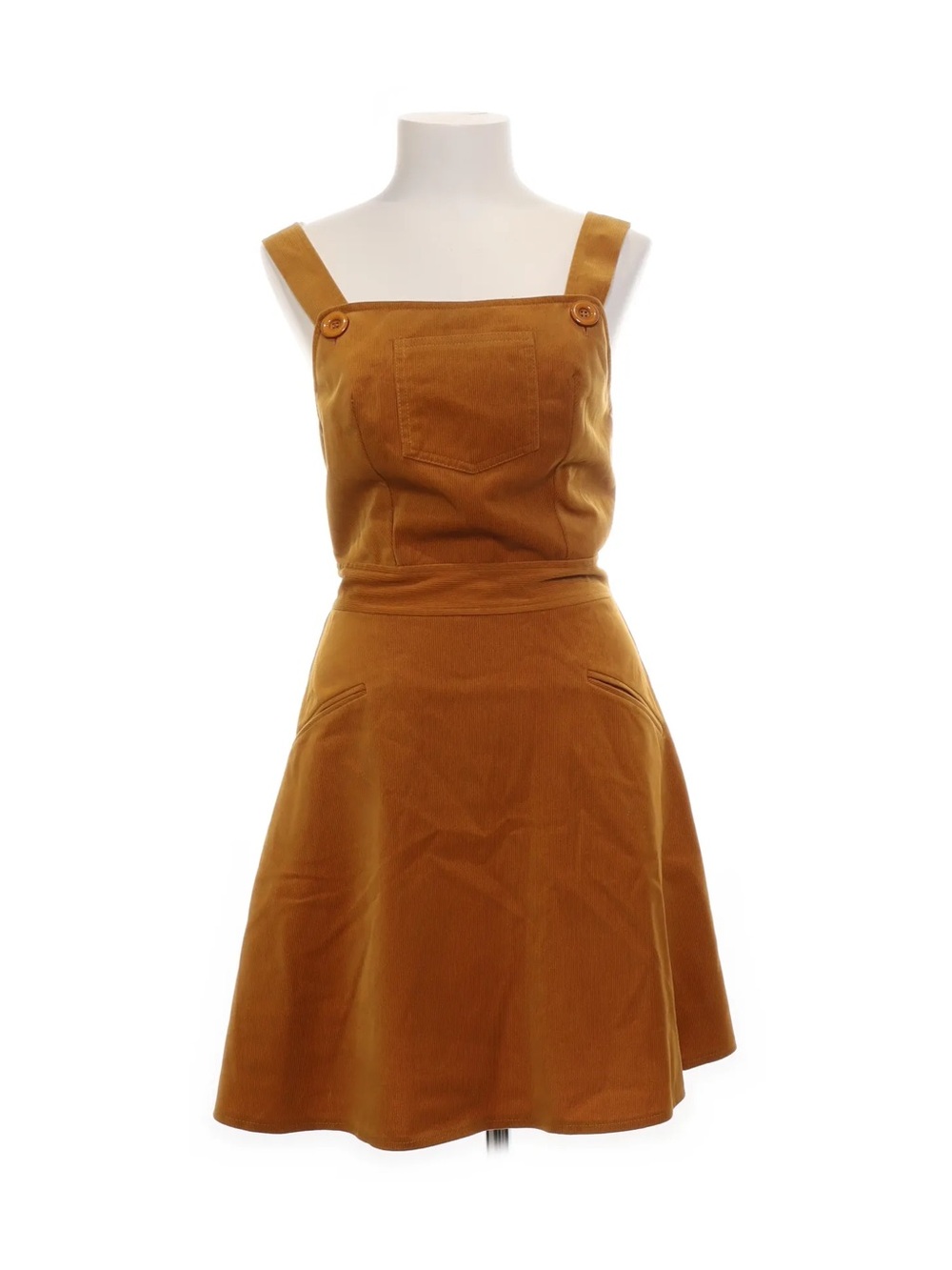 Voodoo Vixen Corduroy Pinafore Dress